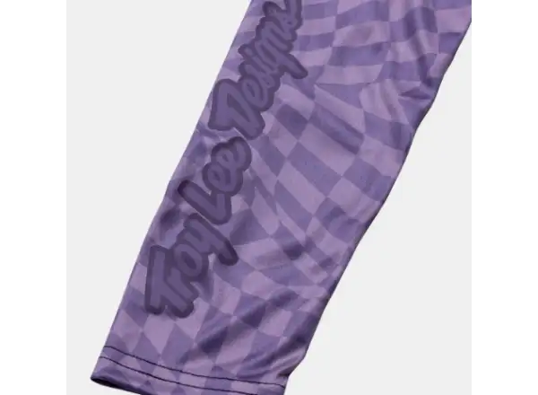 Troy Lee Designs Lilium Twisted Checkers women's jersey long sleeve Deep Purple