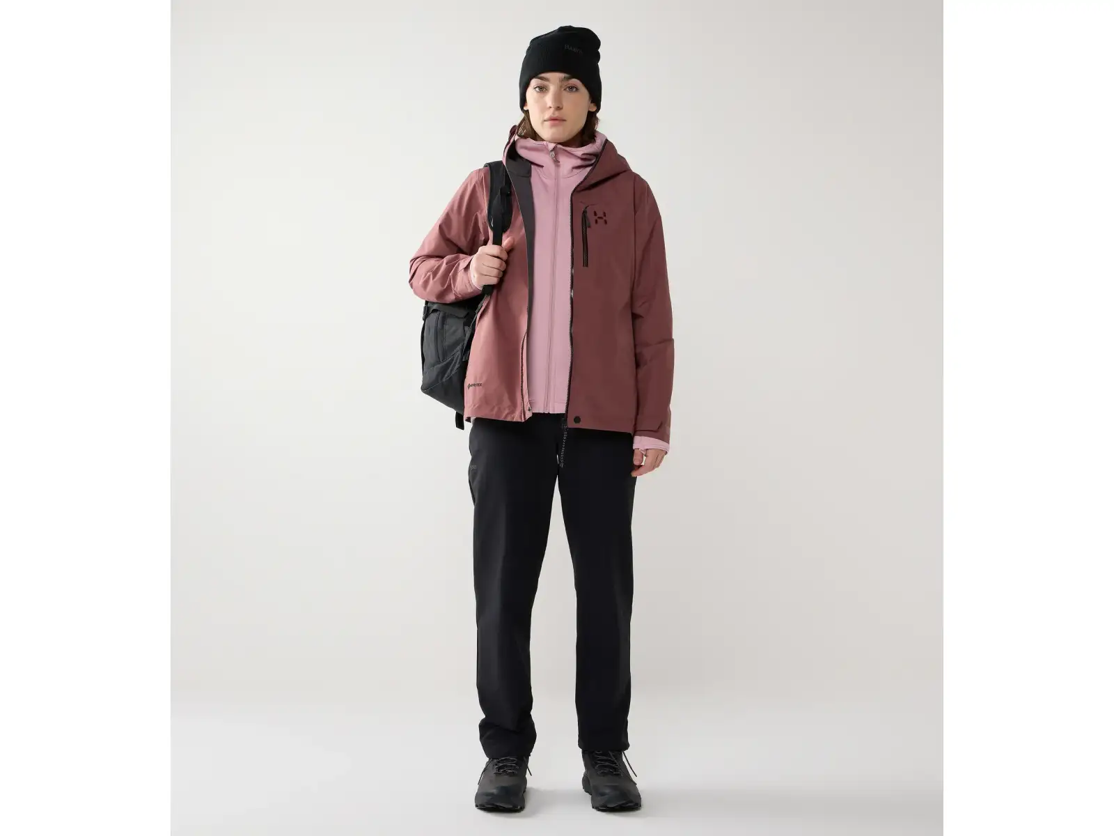 Haglöfs Alert GTX women's jacket Misty Mauve