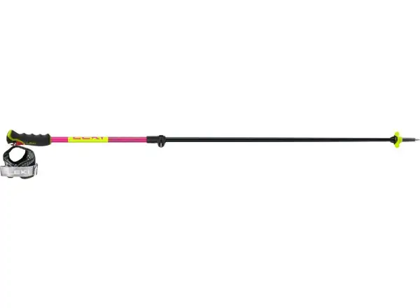 Leki Spitfire Vario 3D ski poles Neon Magenta/Neon Yellow/Berry