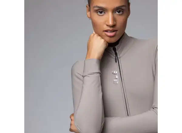 Alé Pragma Fondo 3.0 women's insulated long sleeve jersey Rope Grey