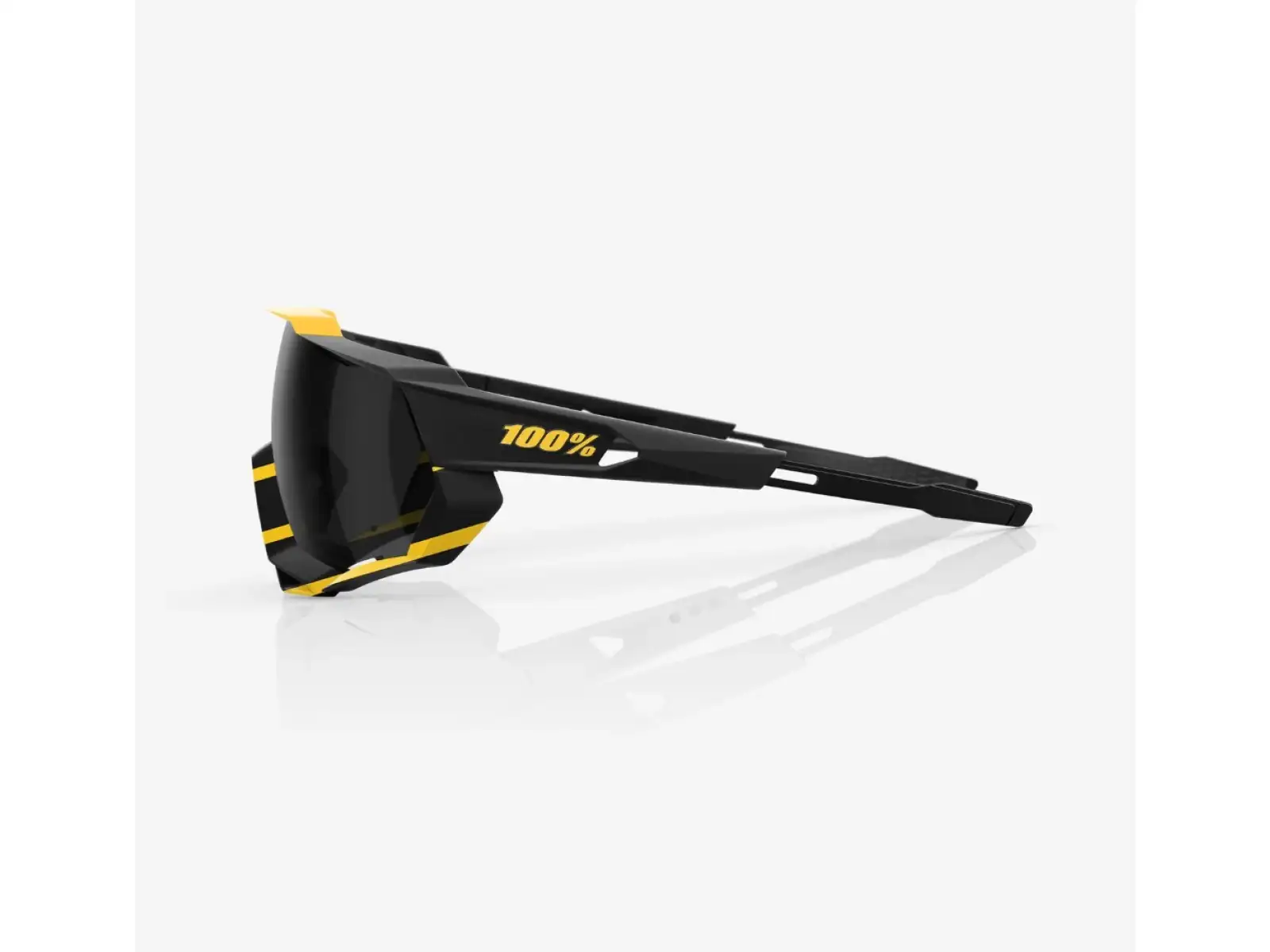100% Speedtrap Sports Soft Tact Hazard/Black Mirror Sunglasses
