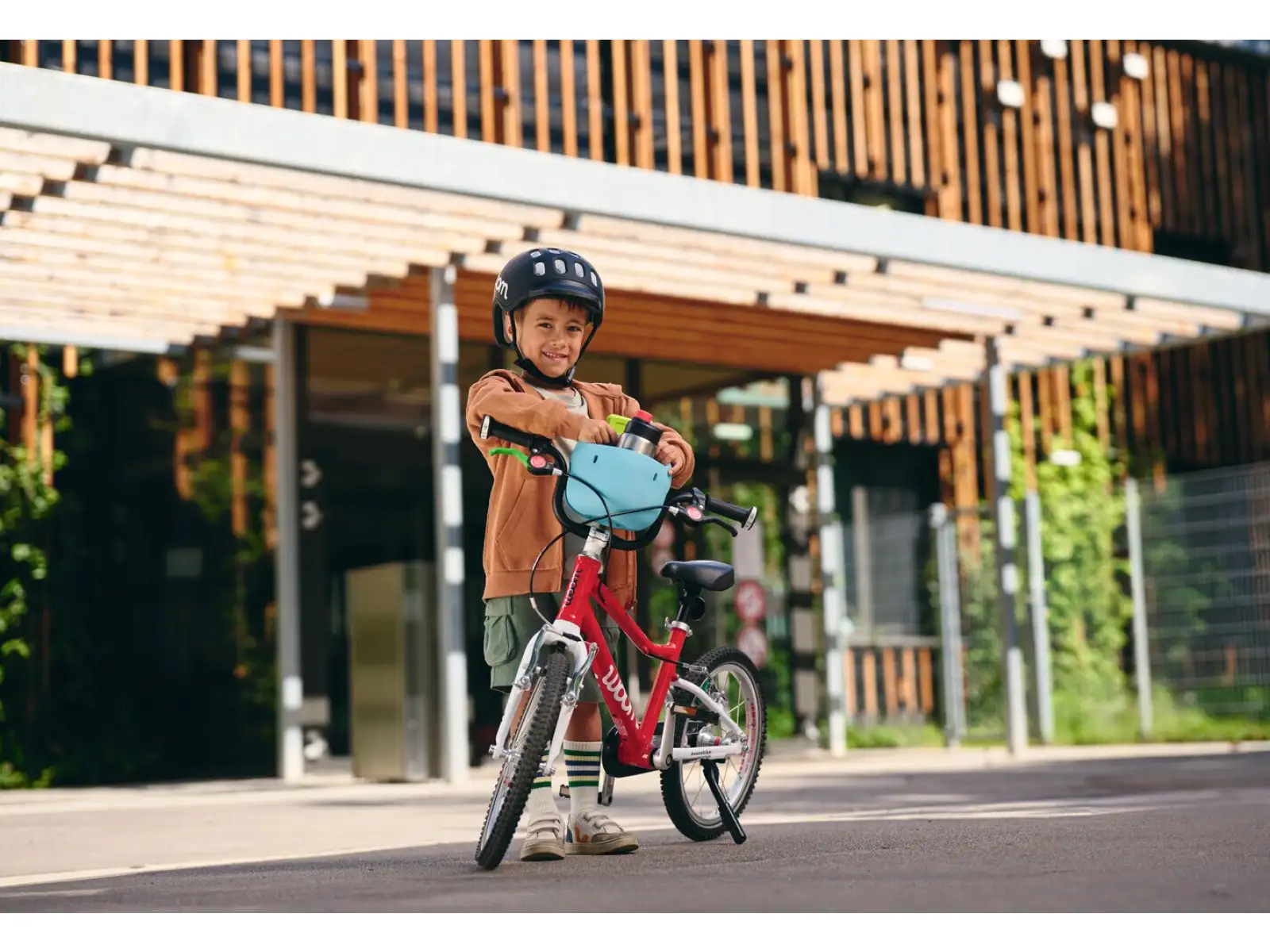 Woom POP bike basket Gum Blue