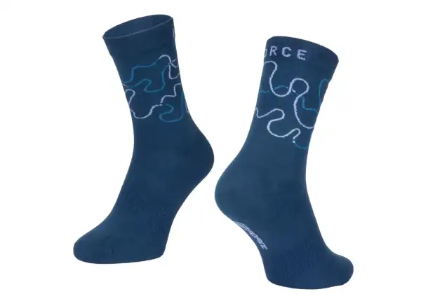 Force Livery cycling socks blue