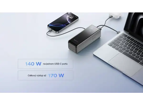 EcoFlow Rapid Power Bank (25000mAh,170W) - silver