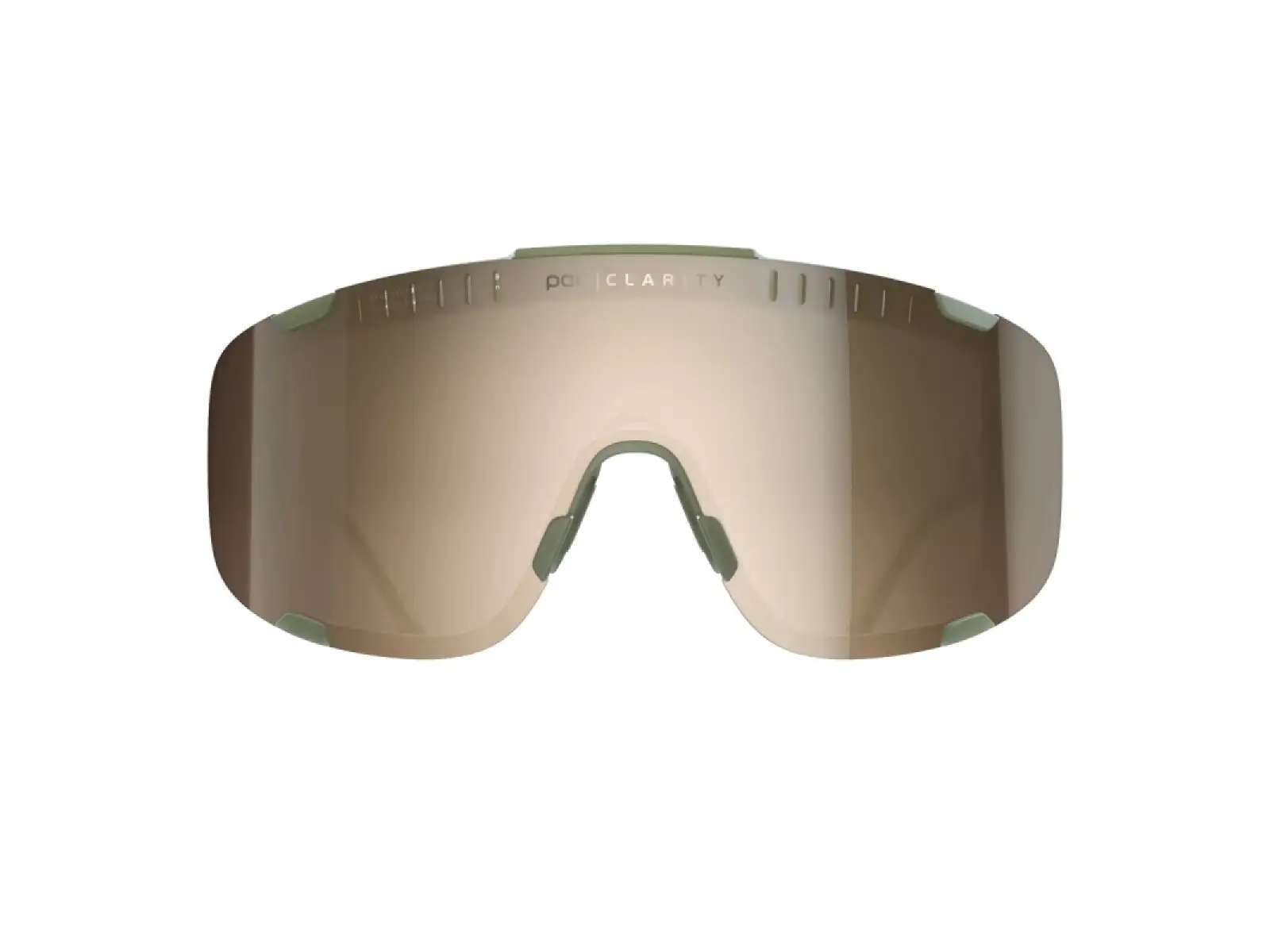 POC Devour cycling glasses Epidote Green/Translucent Brown Silver