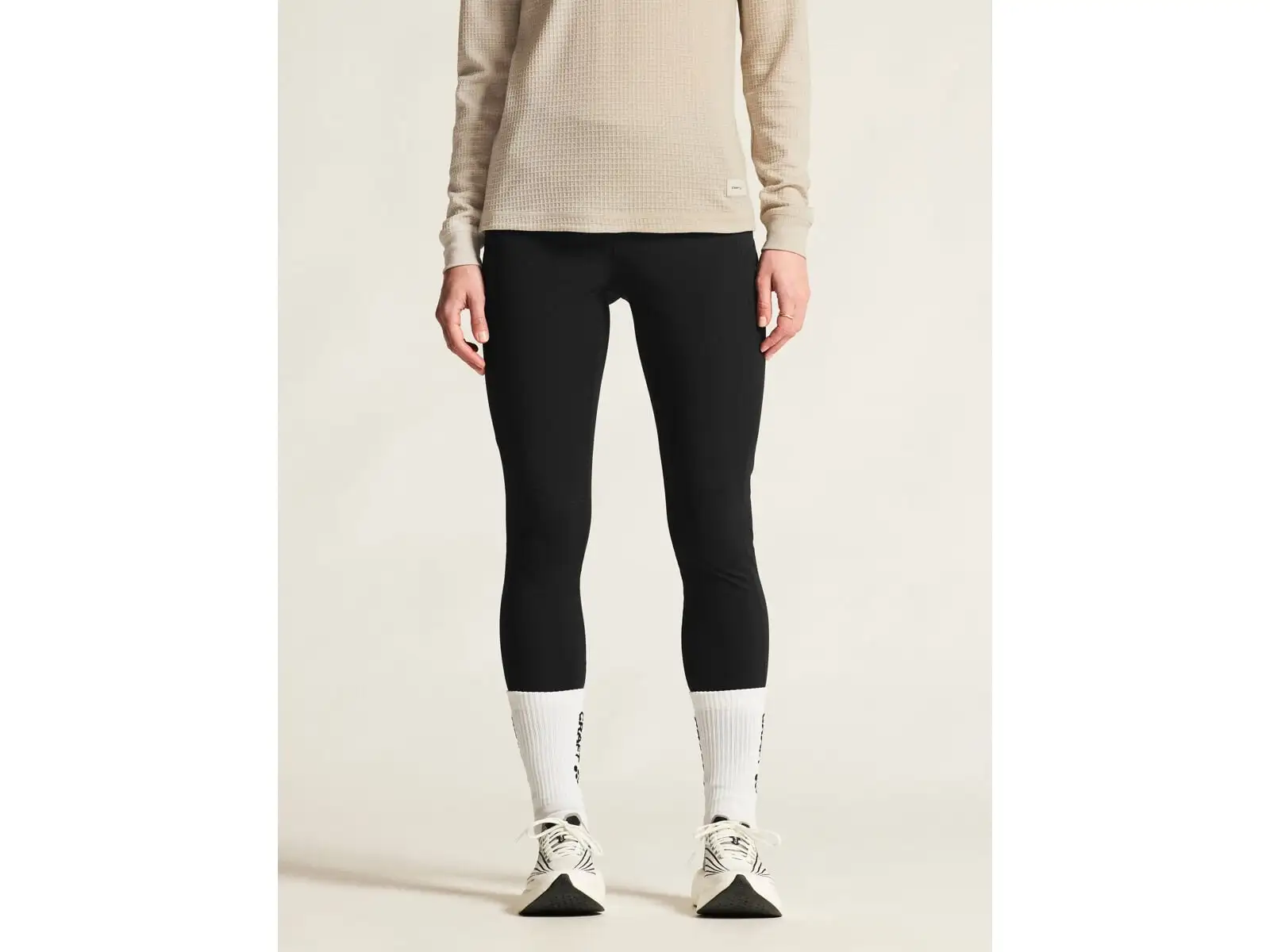 CRAFT ADV Essence Warm Wind Tights 2 women's running leggings black