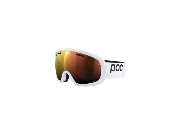 POC Fovea Mid WF ski goggles Hydrogen White/Partly Sunny Orange