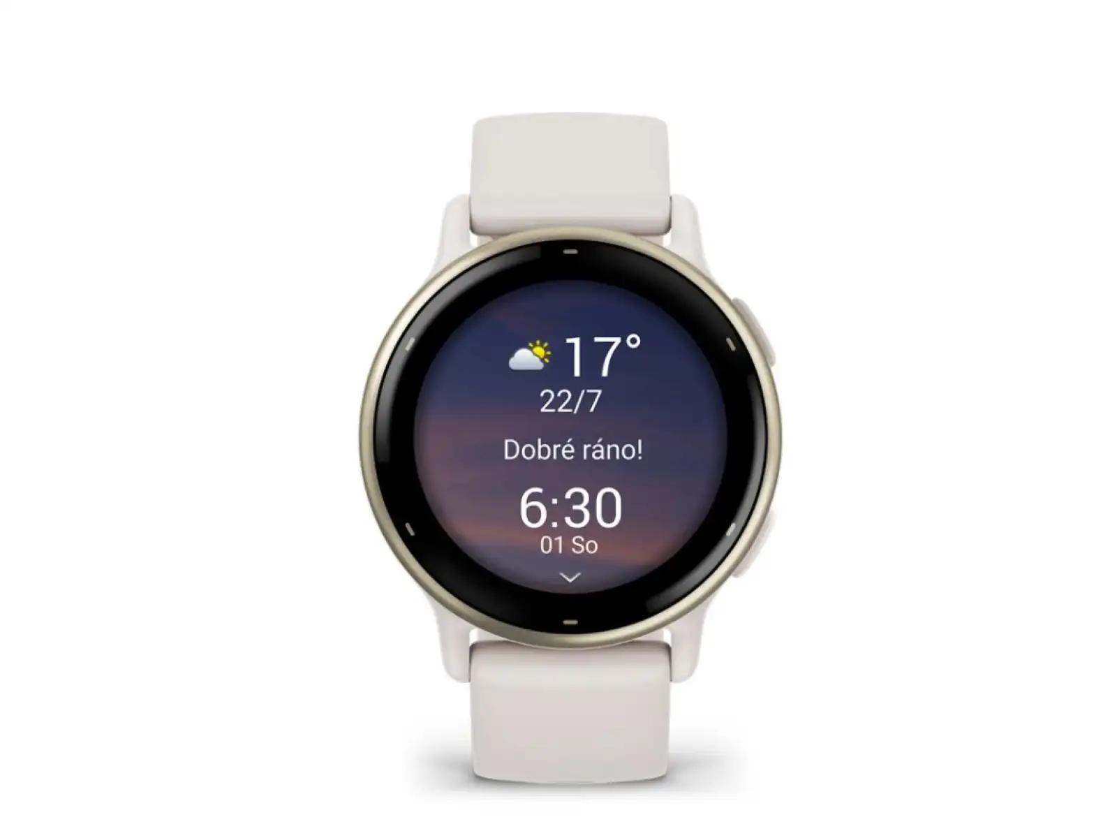 Garmin vívoactive 5 smart watch Ivory/Cream Gold