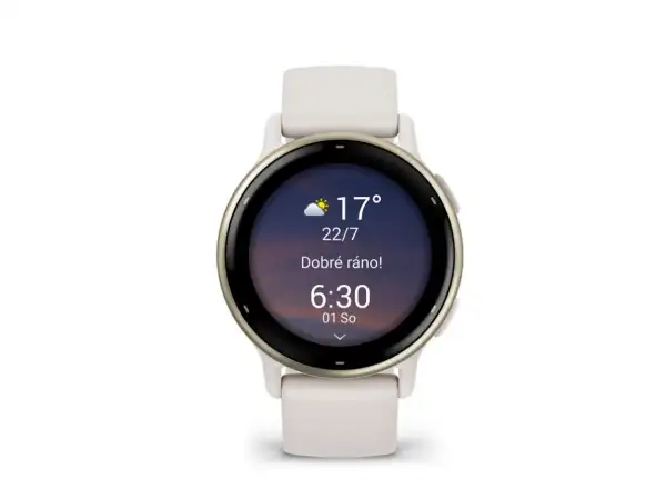 Garmin vívoactive 5 smart watch Ivory/Cream Gold