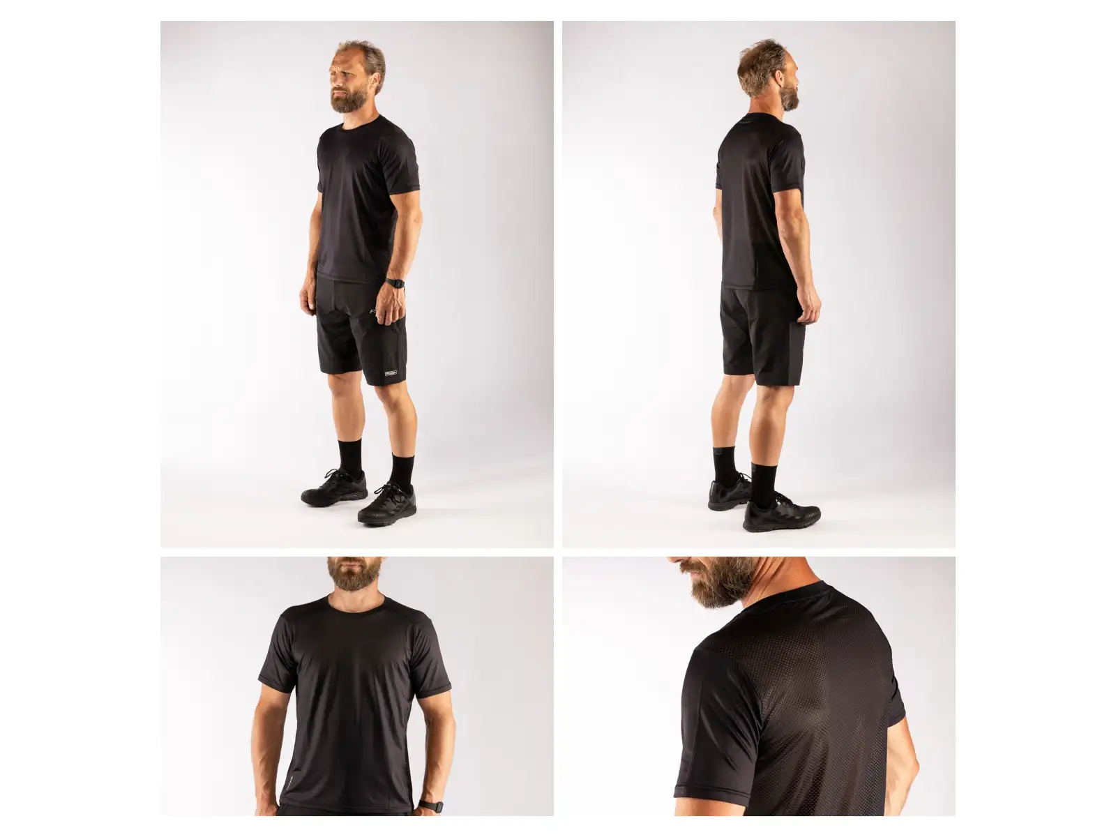 Force MTB Mount men's jersey short sleeve black