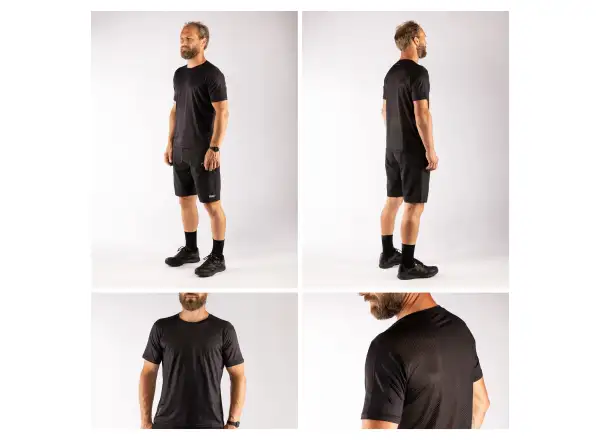 Force MTB Mount men's jersey short sleeve black