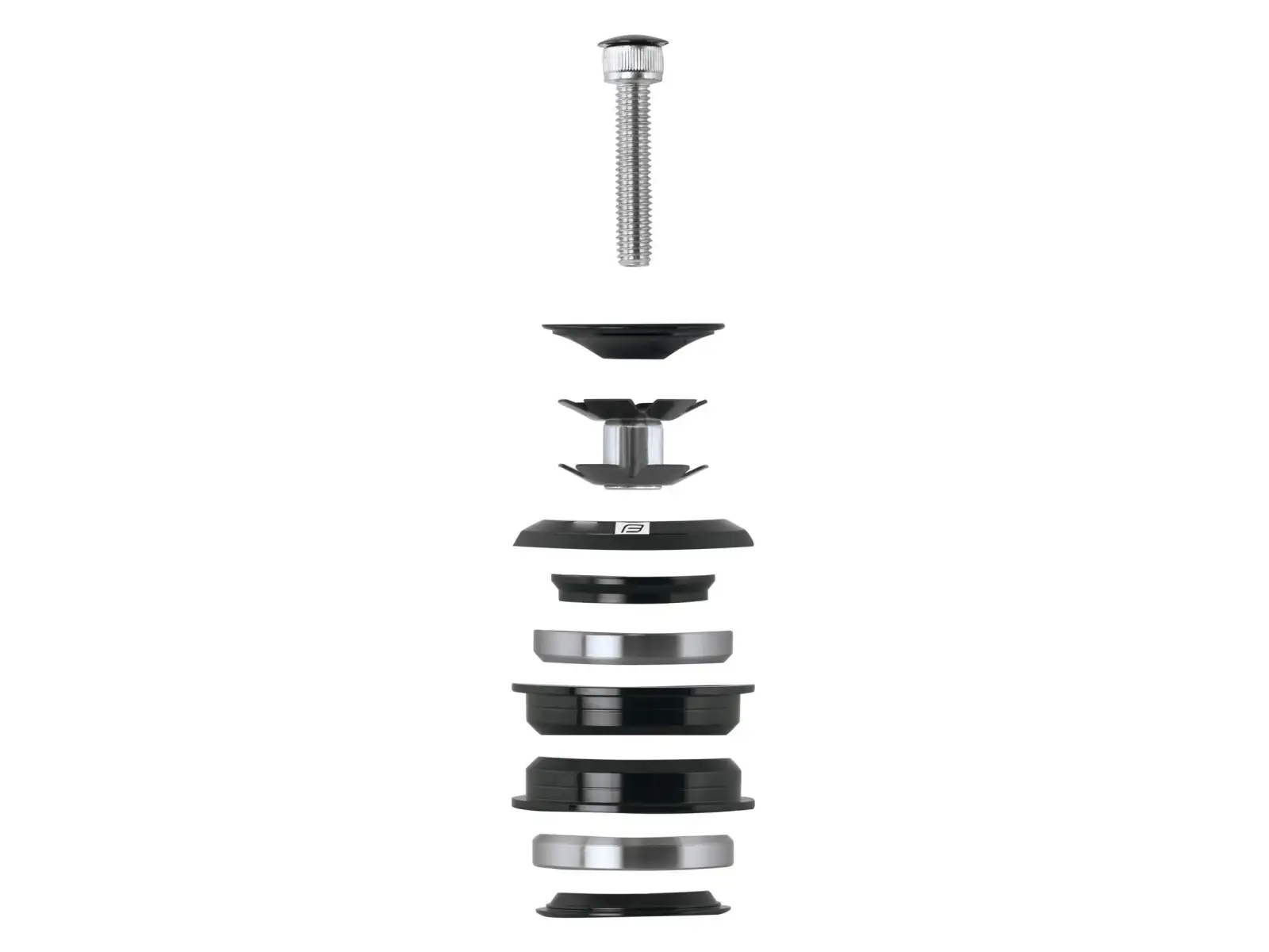Force Ahead 1 1/8" semi-integrated headset black