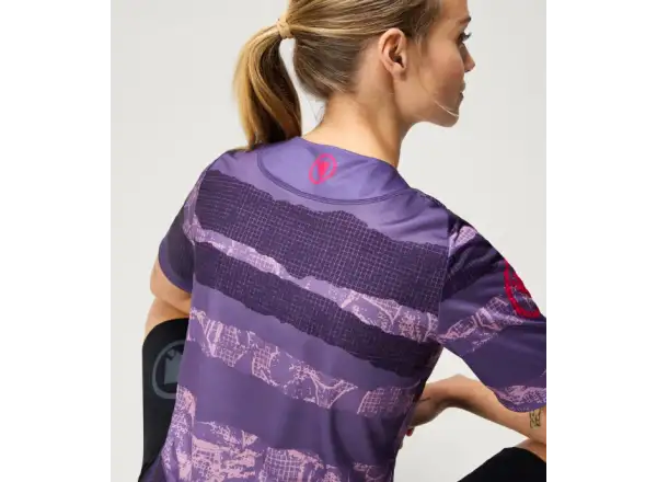 Endura LTD Patchwork women's jersey short sleeve Bramble