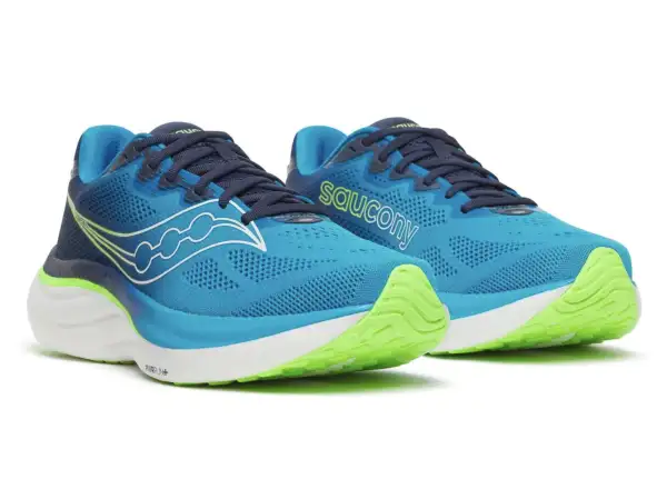 Saucony Ride 19 men's running shoes Cobalt/Slime