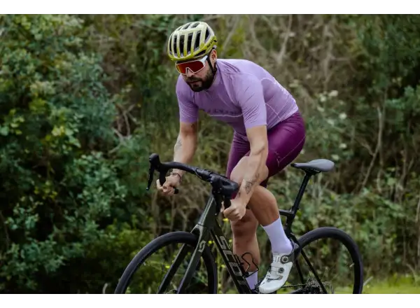 Silvini Mazzano men's jersey short sleeve Lilac/Navy