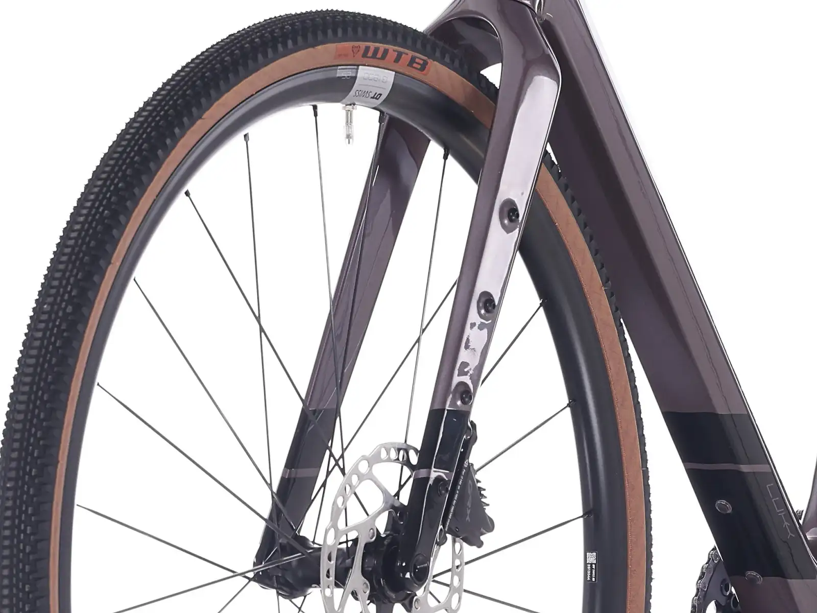 Rock Machine Lukk Cr 70 gravel bike Gloss Purple Garnet