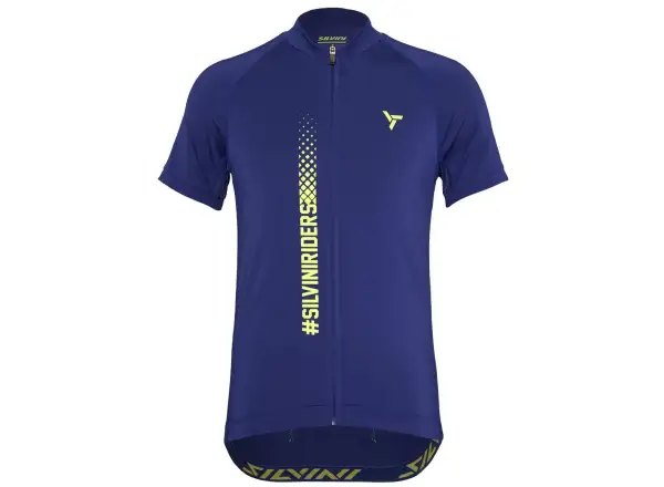Silvini Mazzani children's jersey short sleeve Blue/Neon