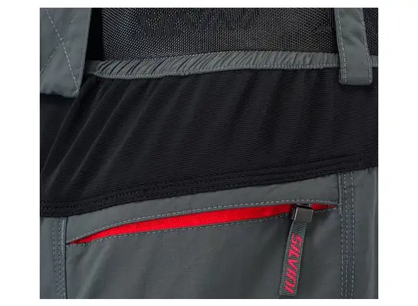 Silvini Rango men's MTB shorts charcoal/red