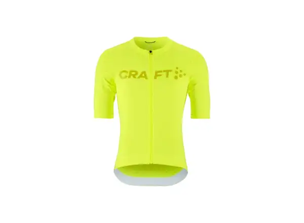 Craft Endur Logo men's jersey short sleeve yellow
