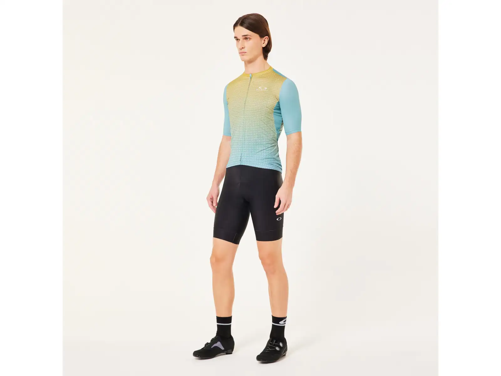 Oakley Endurance Dazzle Camo men's jersey short sleeve AOP Monogram Pacific Sulf