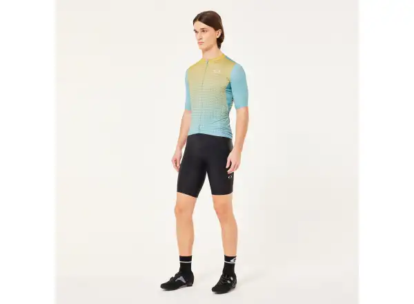 Oakley Endurance Dazzle Camo men's jersey short sleeve AOP Monogram Pacific Sulf
