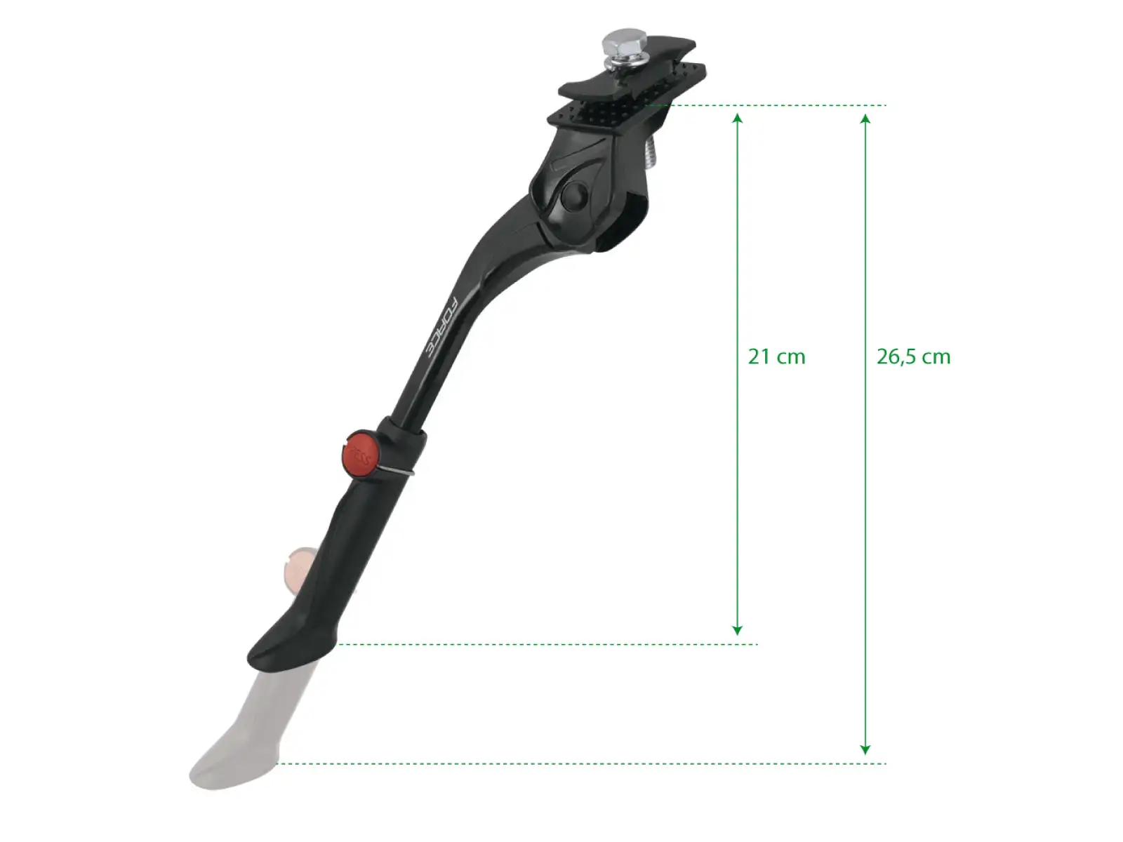 Force AL kickstand 16-20" under frame