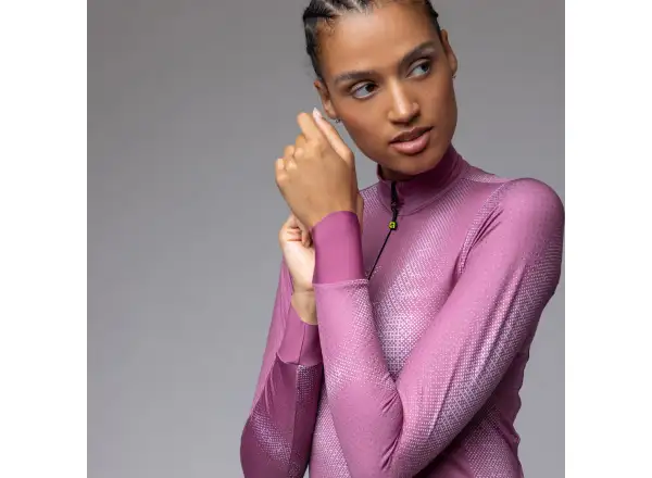 Alé PR-E Sauvage women's insulated jersey long sleeve Mulberry