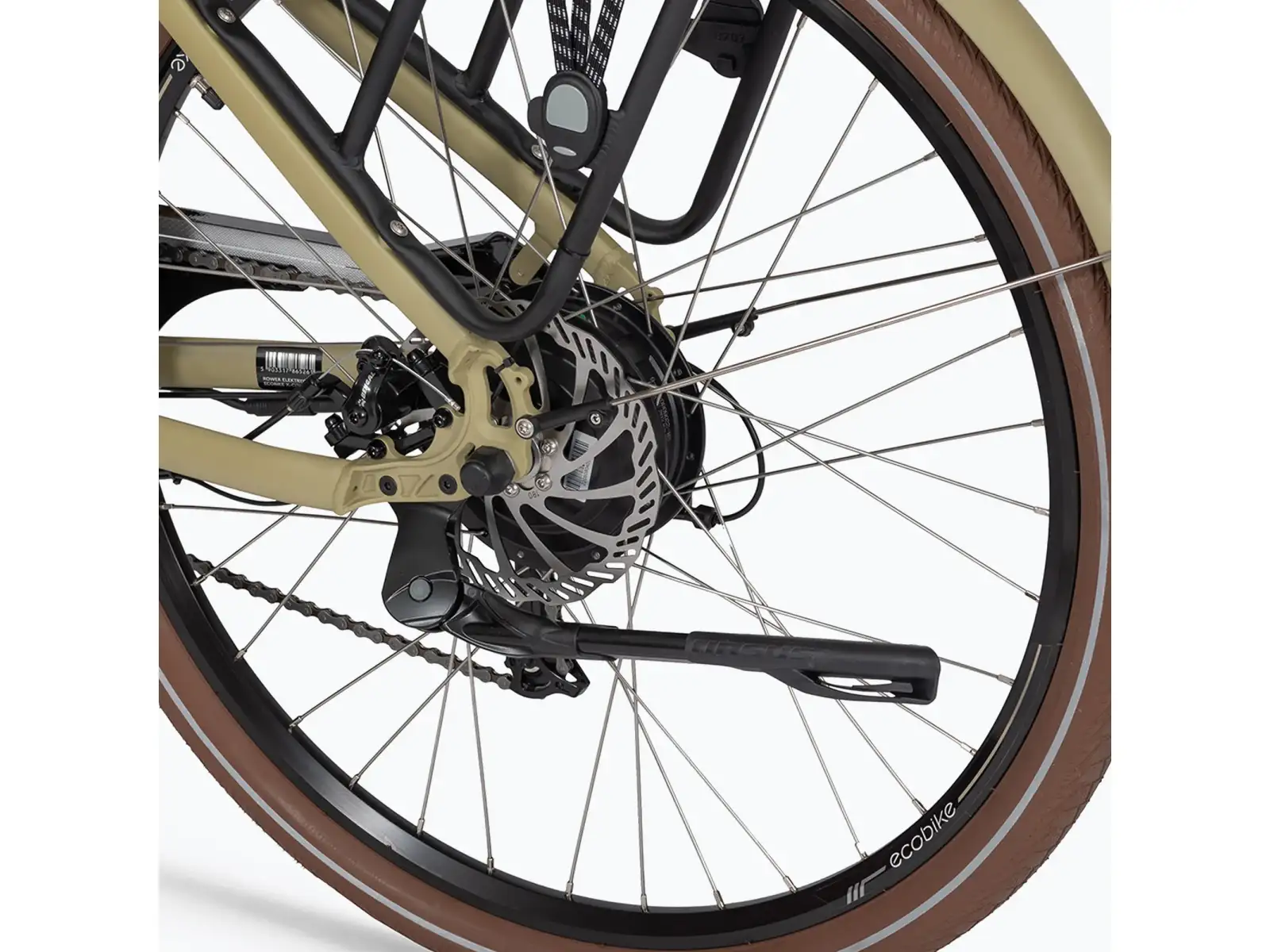 Ecobike X-City city e-bike 468 Wh Cappuccino