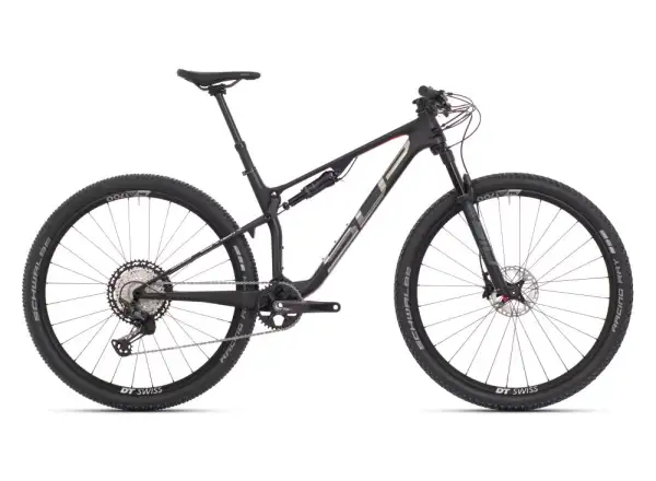 Superior Team XF 29 Elite full-suspension mountain bike Matte Carbon/Chrome/Team Red