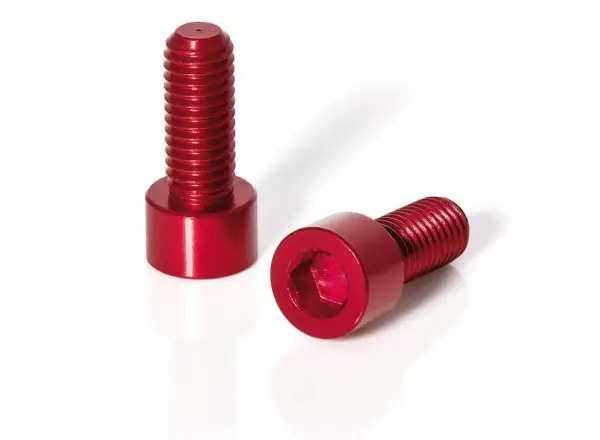 XLC BC-X02 Alu bolts for cage 2 pcs red