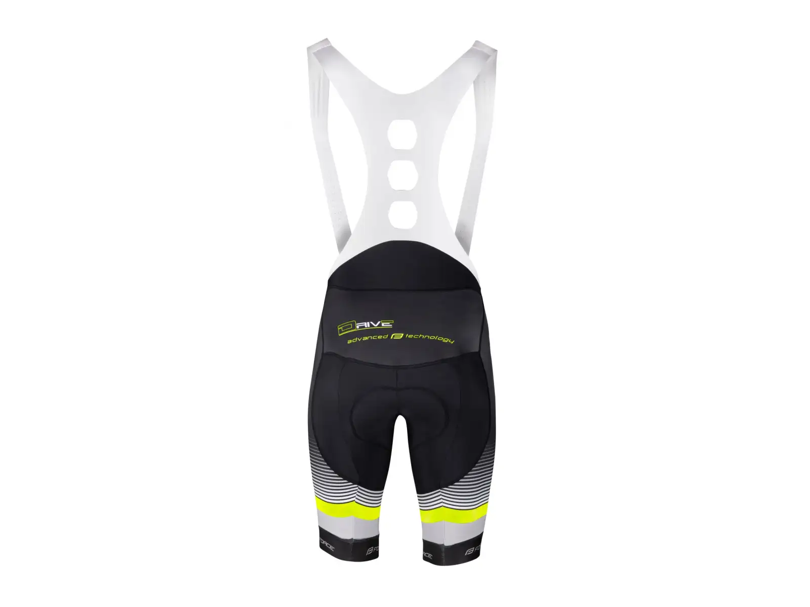 Force Drive men's bib shorts black