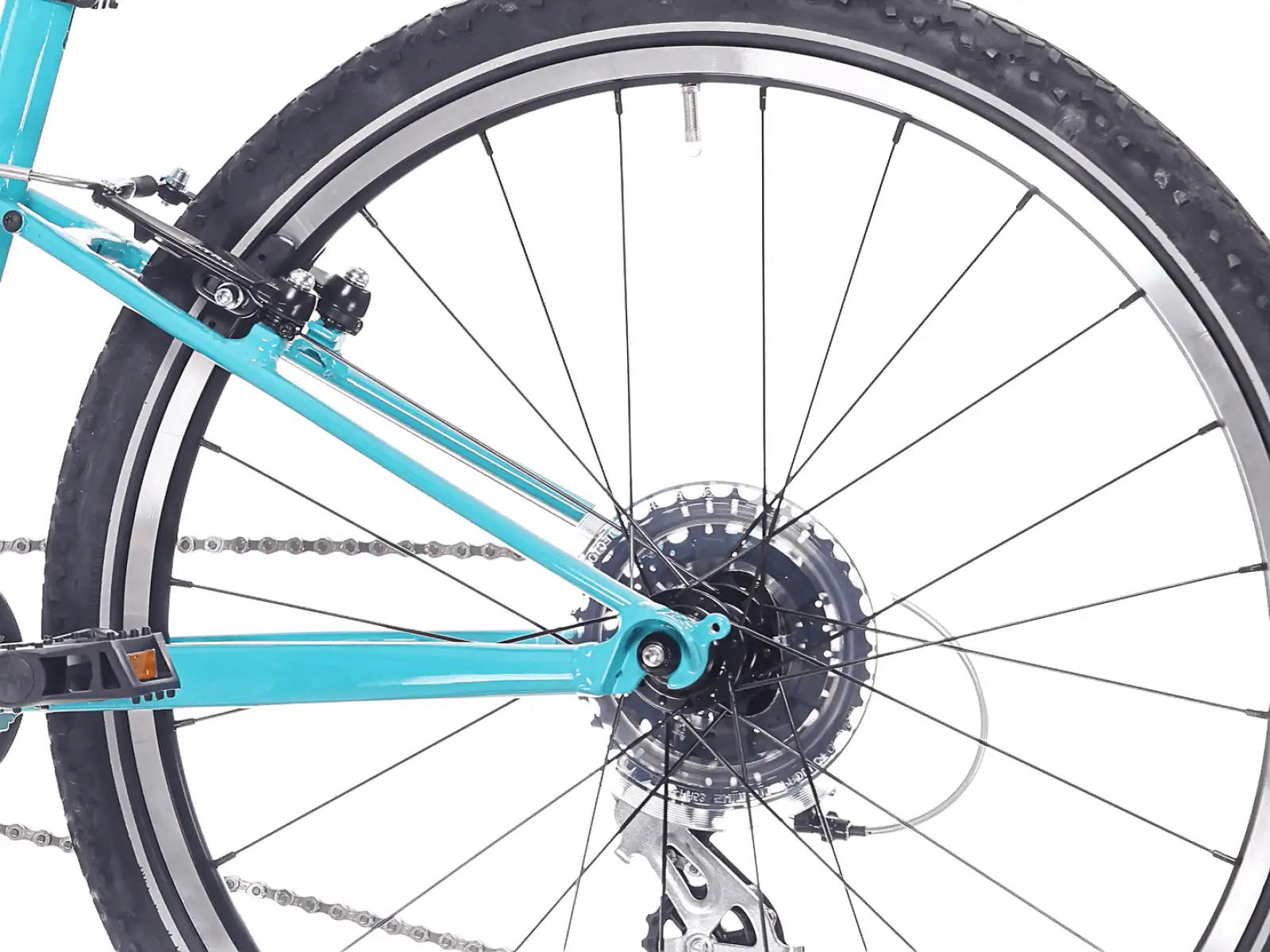 Rock Machine Thunder Jr. 24 VB children's bike Jade Blue