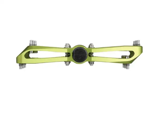 Spank Spoon 90 platform pedals green