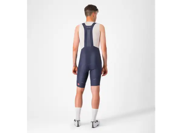 Castelli Espresso R-A/D men's shorts with pad and braces Twilight Blue