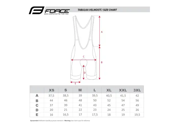 Force B38 shorts with braces and padding black