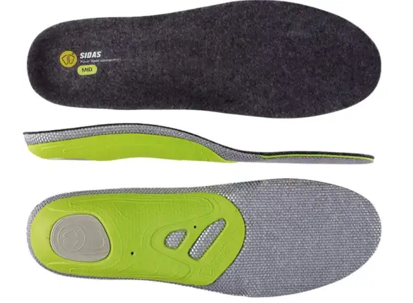 Sidas 3feet Merino Mid Arch insoles medium arch 1 pair