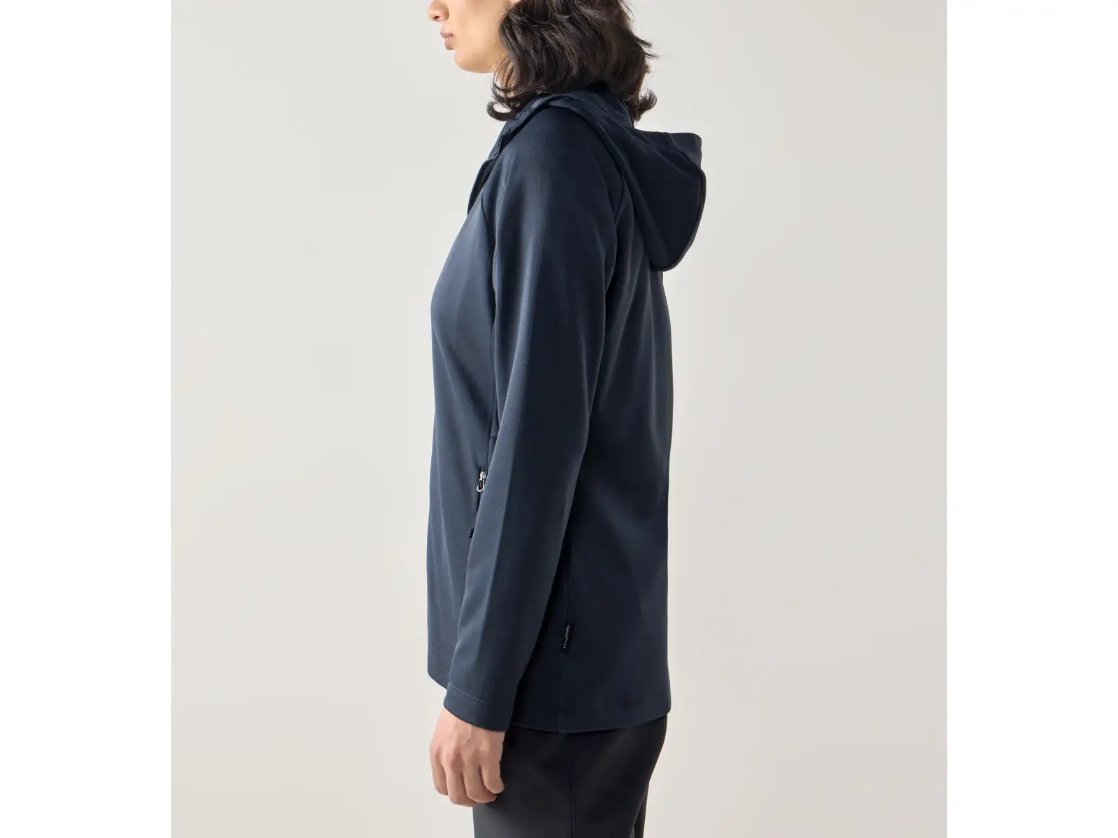 Haglöfs Korp Mid Hood women's sweatshirt Tarn Blue