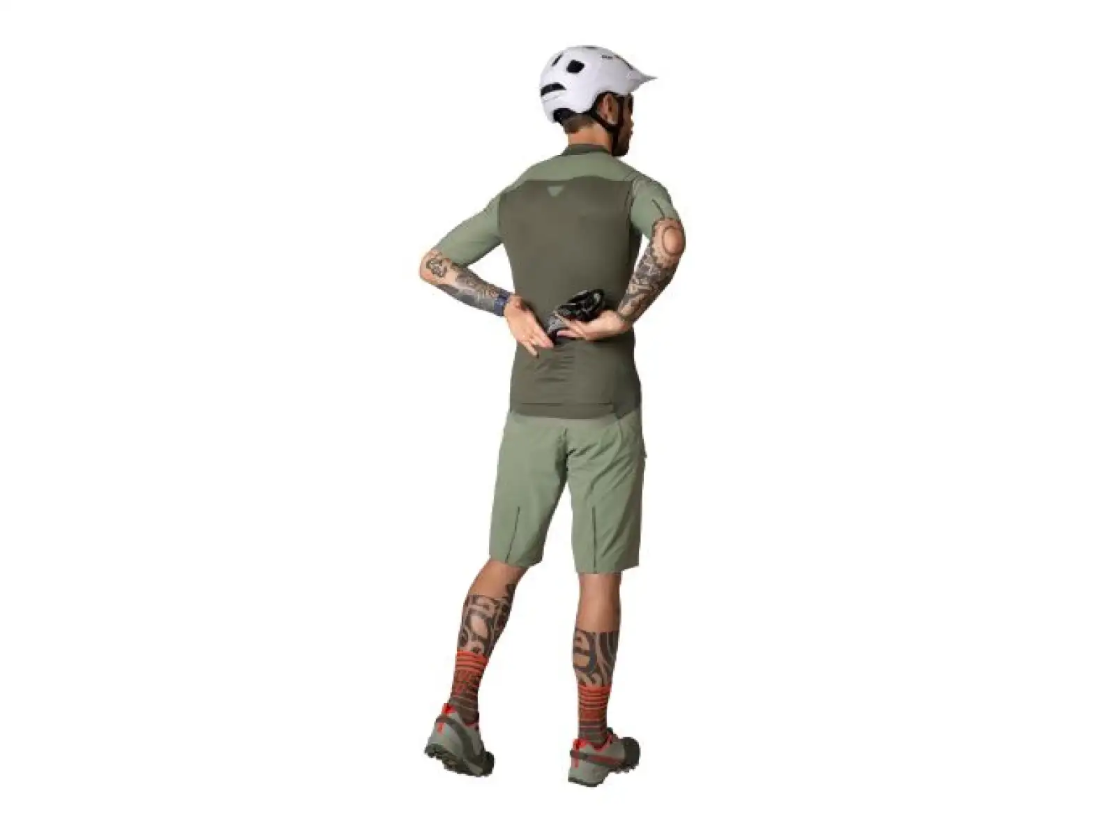 Dynafit Ride Light 1/2 zip men's jersey short sleeve Thyme