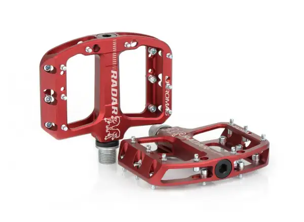 Chromag Radar platform pedals red