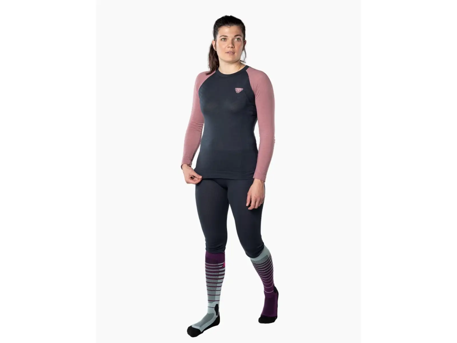 Dynafit Tour Light Merino women's shirt long sleeve Mokarosa