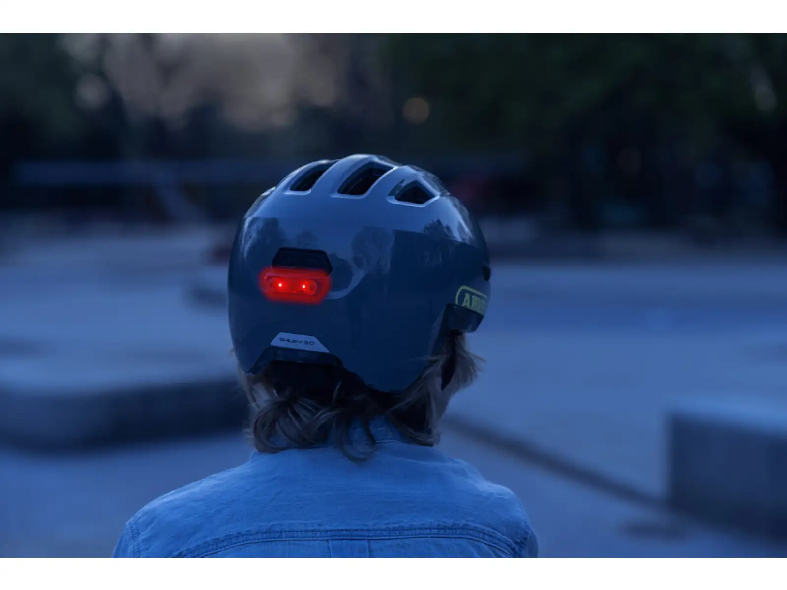 Abus Smiley 3.0 ACE LED kids helmet Velvet Black