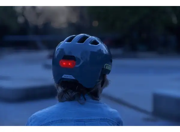 Abus Smiley 3.0 ACE LED kids helmet Velvet Black