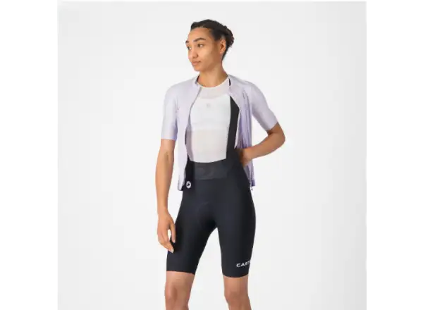 Castelli Espresso 2 W women's shorts with pad and bib Black