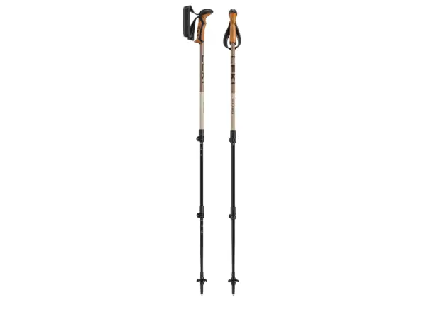Leki Khumbu trekking poles black-pale clay light-pale clay dark