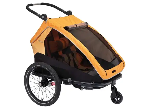 XLC DUOs BS-C10 two-seater trailer 20" Marigold/Anthrazit
