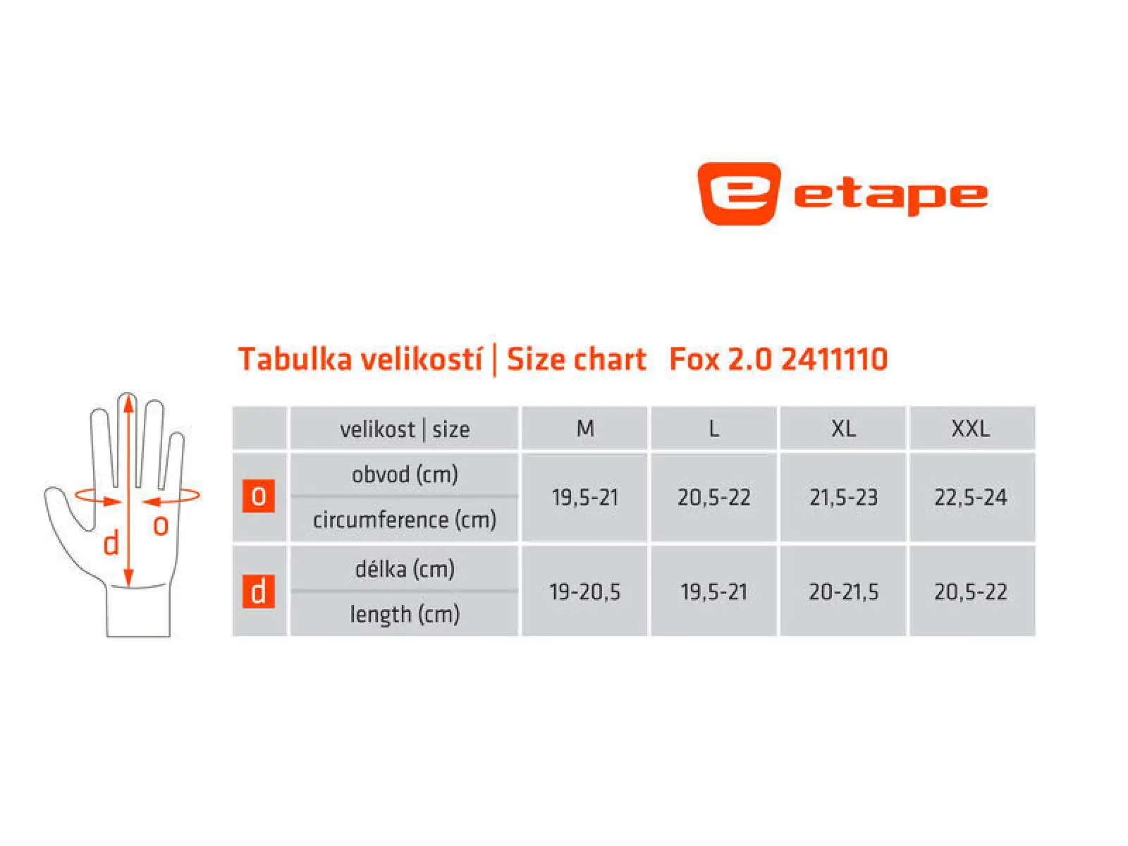 Etape FOX 2.0+ gloves Black