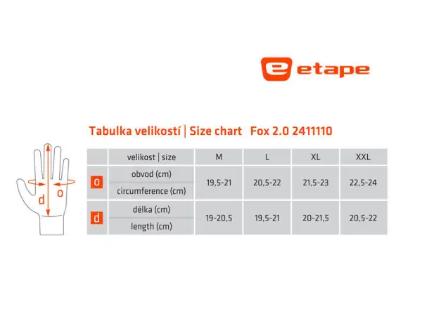 Etape FOX 2.0+ gloves Black