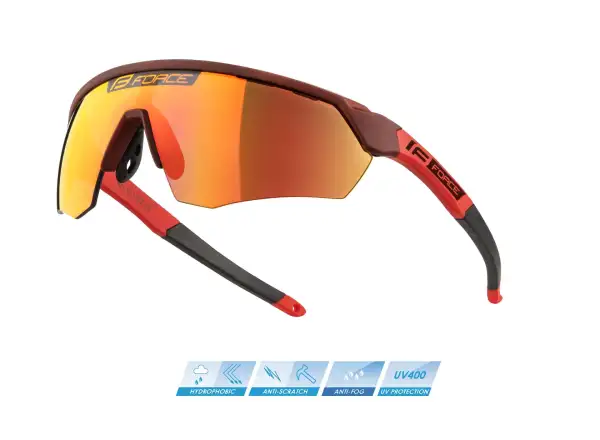 Force Enigma cycling glasses red/red mirror lenses