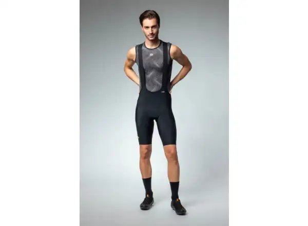 Alé R-EV1 Hammer 2.0 men's shorts with pad and braces Black