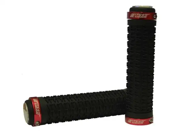 Sting ST-901 grips black/red clamp